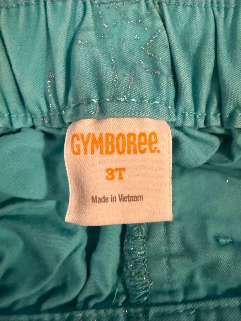 Gymboree Teal Bubble Shorts and Hot Pink Crochet Shorts